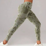 V-Back Camo Leggings - Sculpting & Shaping Effect