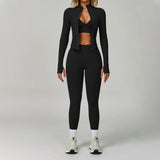 Set Deportivo 3 Piezas – Leggins, Brassiere y Chaqueta