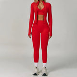 Set Deportivo 3 Piezas – Leggins, Brassiere y Chaqueta